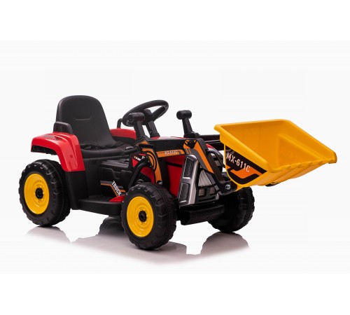 Детский электромобиль XMX трактор с ковшом (красный, EVA, пульт, 12V) - XMX611U-RED Детский электромобиль XMX трактор с ковшом (красный, EVA, пульт, 12V) - XMX611U-RED