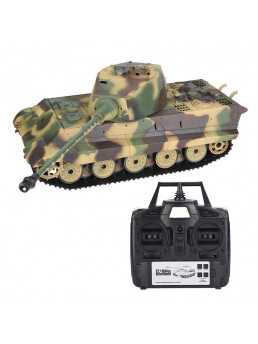 Радиоуправляемый танк Heng Long King Tiger V7.0 масштаб 1:16 2.4G - 3888A-1 V7.0