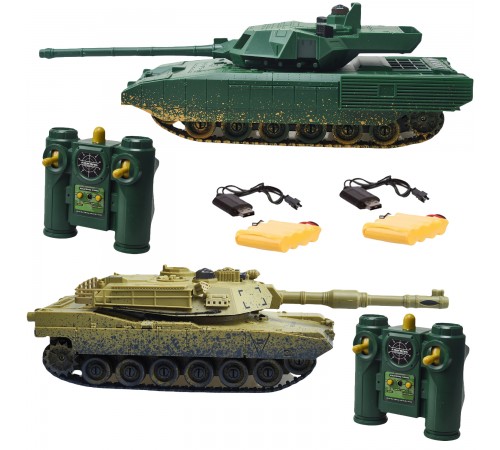 Радиоуправляемый танковый бой (АРМАТА T14 + M1 Абрамс США) - RWG99852 Радиоуправляемый танковый бой (АРМАТА T14 + M1 Абрамс США) - RWG99852