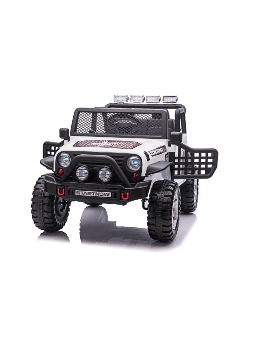 Детский электромобиль джип XMX с полным приводом (белый, EVA, 12V) - XMX618-4WD-WHITE