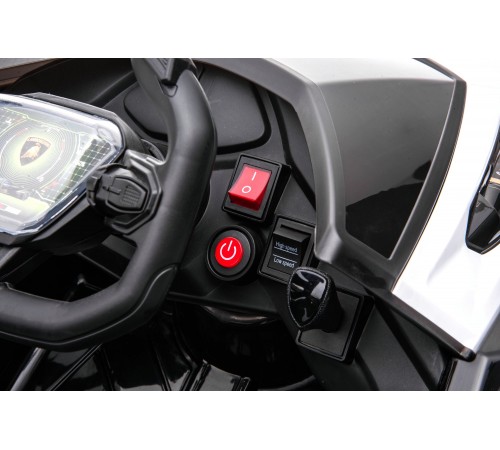 Детский электромобиль Lamborghini V12 Vision Gran Turismo 4WD 12V - HL528-LUX-WHITE