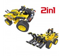 Конструктор 2 в 1 (трактор и багги) QiHui Technics 342 детали - QH6804