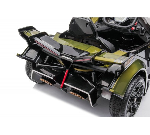 Детский электромобиль Lamborghini V12 Vision Gran Turismo 4WD 12V - HL528-LUX-ARMY-GREEN
