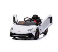 Детский электромобиль Lamborghini Aventador SV Roadster 2WD 12V - BDM0931-WHITE
