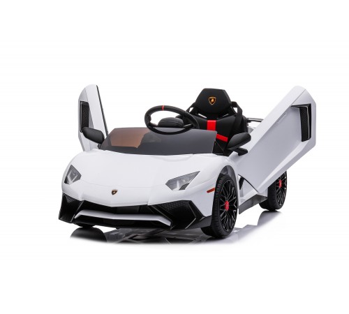 Детский электромобиль Lamborghini Aventador SV Roadster 2WD 12V - BDM0931-WHITE