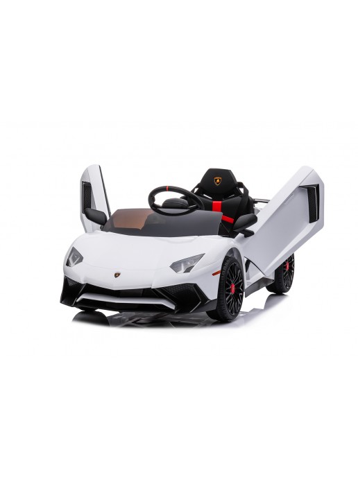 Детский электромобиль Lamborghini Aventador SV Roadster 2WD 12V - BDM0931-WHITE