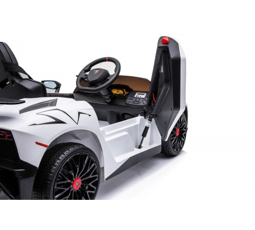 Детский электромобиль Lamborghini Aventador SV Roadster 2WD 12V - BDM0931-WHITE