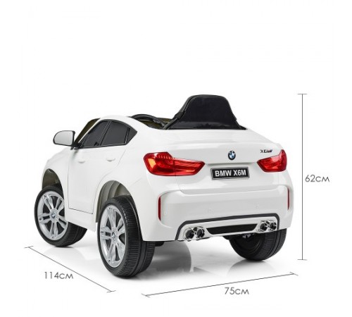 Детский электромобиль BMW X6M White - JJ2199 Детский электромобиль BMW X6M White - JJ2199