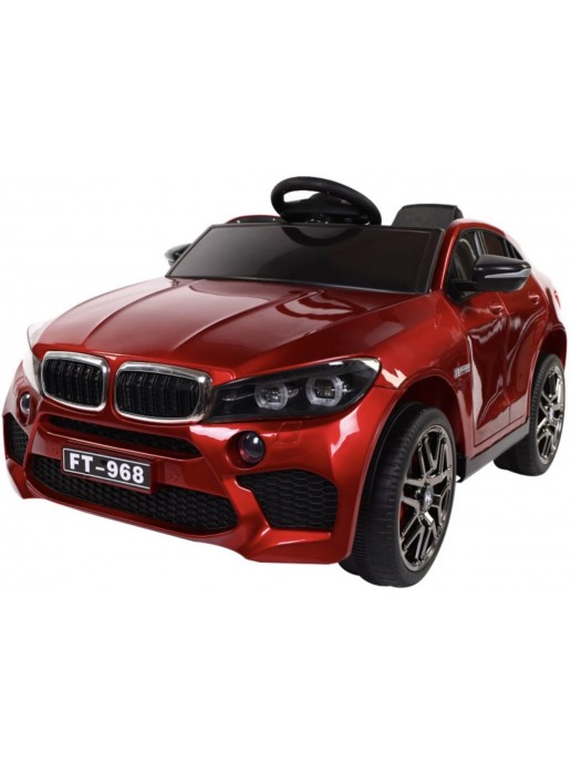 Электромобиль BMW X6M 12V (полный привод, EVA) - FT-968-RED-PAINT