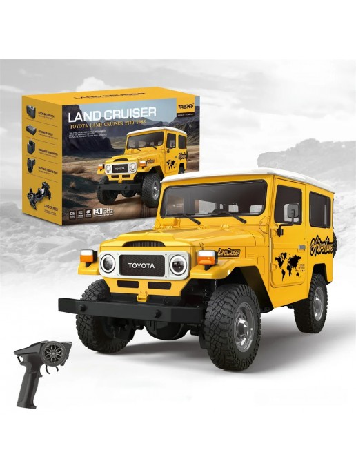 Радиоуправляемый внедрожник TOYOTA FJ40 PRO (свет, выхлоп, Li-Po 5C) - HG4-50-PRO-YELLOW