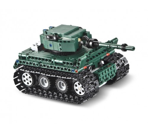 Конструктор Double E Cada Technics, Танк Tiger 1, 313 деталей, пульт управления - C51018W Конструктор Double E Cada Technics, Танк Tiger 1, 313 деталей, пульт управления - C51018W
