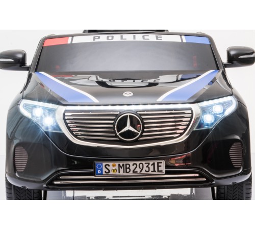 Детский электромобиль Mercedes Benz Police EQC 400 4MATIC - HL378-BLACK