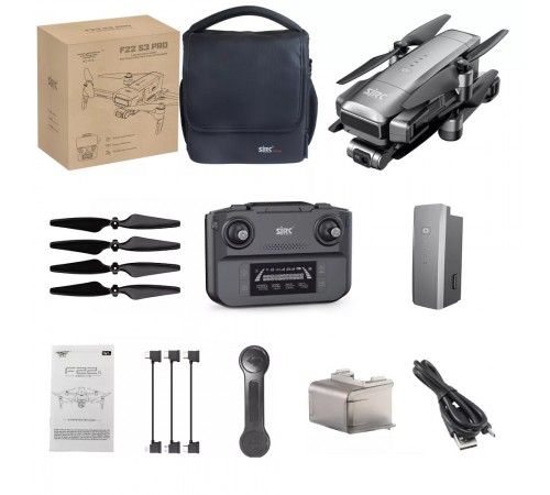 Квадрокоптер SJRC F22 S3 PRO+ OAS 3-AXIS 4K EIS 5G GPS - F22 S3 PRO+ Квадрокоптер SJRC F22 S3 PRO+ OAS 3-AXIS 4K EIS 5G GPS - F22 S3 PRO+
