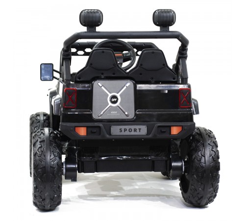 Детский электромобиль джип HL с полным приводом (черный, EVA, 12V) - HL598-4WD-BLACK Детский электромобиль джип HL с полным приводом (черный, EVA, 12V) - HL598-4WD-BLACK