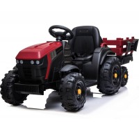 Детский электромобиль Bettyma трактор с прицепом 2WD 12V - BDM0925-RED