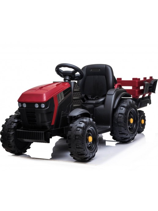 Детский электромобиль Bettyma трактор с прицепом 2WD 12V - BDM0925-RED