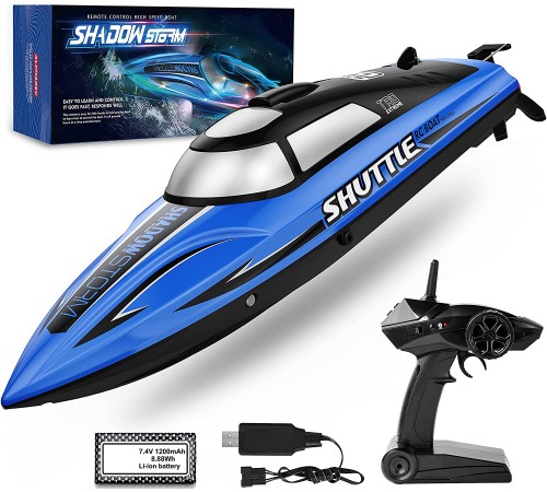 Радиоуправляемый катер HENDEE Blue Shadow Storm (32 см, 25 км/ч) - 2008 Радиоуправляемый катер HENDEE Blue Shadow Storm (32 см, 25 км/ч) - 2008