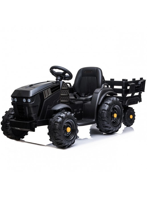Детский электромобиль Bettyma трактор с прицепом 2WD 12V - BDM0925-BLACK