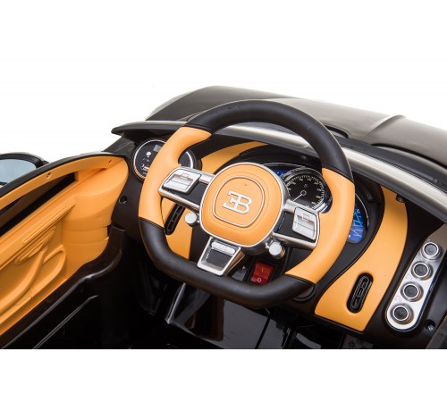 Детский электромобиль Bugatti Chiron 2.4G - BLACK - HL318 Детский электромобиль Bugatti Chiron 2.4G - BLACK - HL318