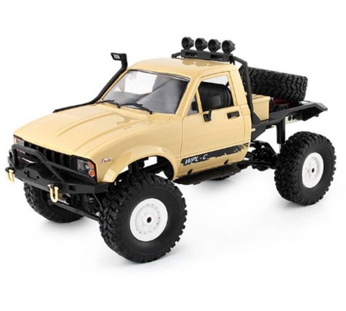 Радиоуправляемая машина WPL пикап Hilux (желтый) 4WD 2.4G 1:16 RTR - WPLC-14-YELLOW