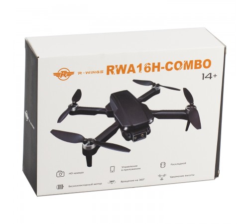 Радиоуправляемый квадрокоптер Nano Drone 4K FPV 2 АКБ - RWA16H-COMBO Радиоуправляемый квадрокоптер Nano Drone 4K FPV 2 АКБ - RWA16H-COMBO