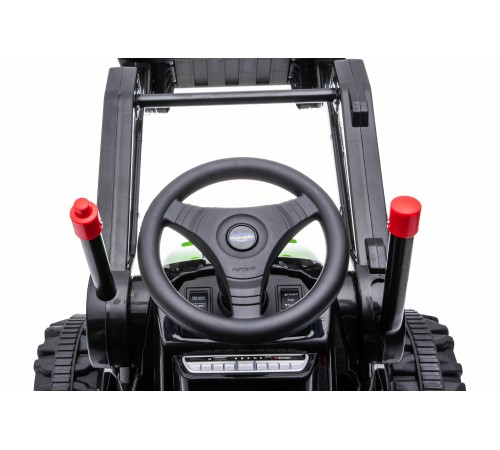 Детский электромобиль трактор с ковшом и прицепом (зеленый, 2WD, EVA) - HL389-LUX-GREEN-TRAILER Детский электромобиль трактор с ковшом и прицепом (зеленый, 2WD, EVA) - HL389-LUX-GREEN-TRAILER