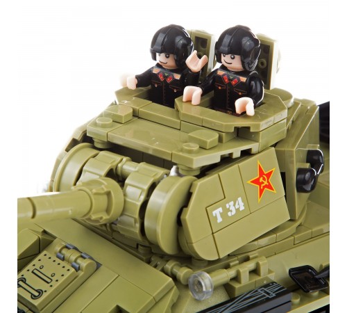 Конструктор Армия России ''Танк Т-34'' (969 деталей) - АР-01014