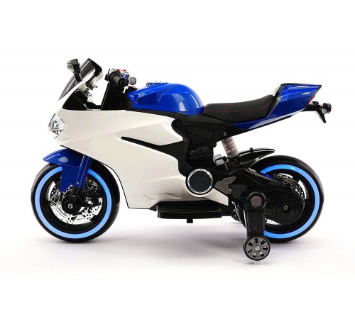 Детский электромотоцикл Ducati 12V - FT-1628-BLUE-WHITE Детский электромотоцикл Ducati 12V - FT-1628-BLUE-WHITE