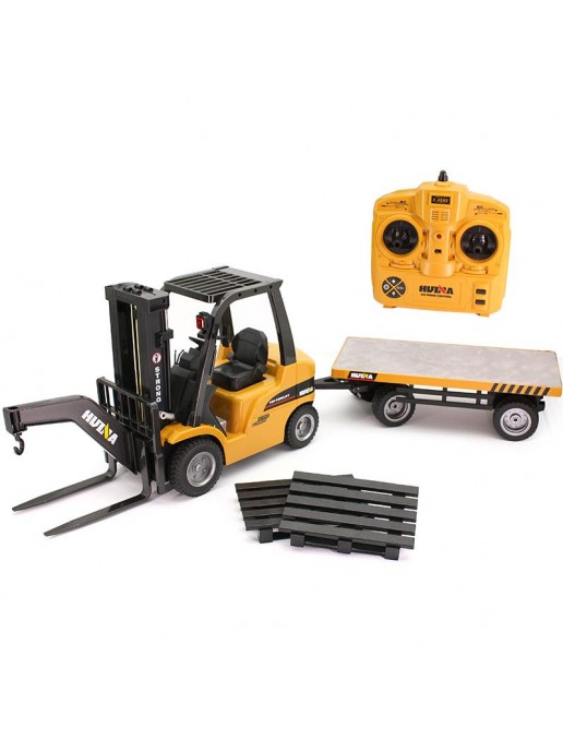 Радиоуправляемый погрузчик с прицепом HUI NA TOYS 2.4G 8CH 1:10 RTR - HN1576