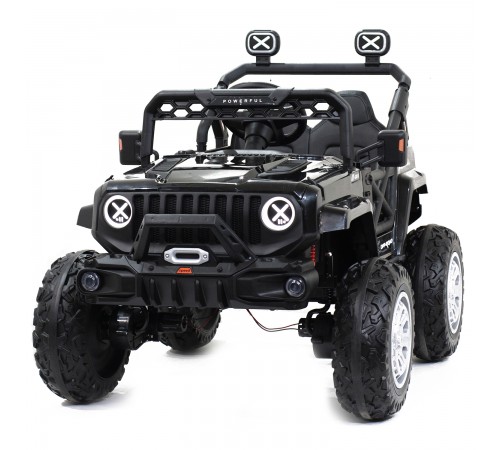 Детский электромобиль джип HL с полным приводом (черный, EVA, 12V) - HL598-4WD-BLACK Детский электромобиль джип HL с полным приводом (черный, EVA, 12V) - HL598-4WD-BLACK