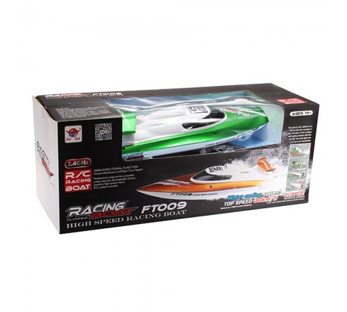 Радиоуправляемый катер Fei Lun High Speed Green Boat 2.4GHz - FT009-G Радиоуправляемый катер Fei Lun High Speed Green Boat 2.4GHz - FT009-G