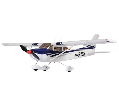 Радиоуправляемый самолет Top RC Cessna 182 400 class синий 965мм RTF 2.4G - TOP004C Радиоуправляемый самолет Top RC Cessna 182 400 class синий 965мм RTF 2.4G - TOP004C