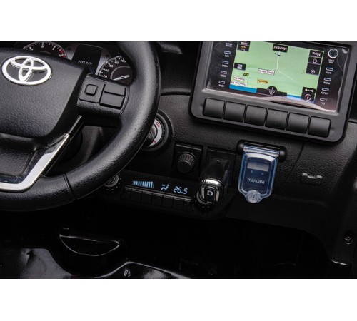 Электромобиль Toyota Hilux Police 4WD 12V - DK-HL860P-WHITE Электромобиль Toyota Hilux Police 4WD 12V - DK-HL860P-WHITE