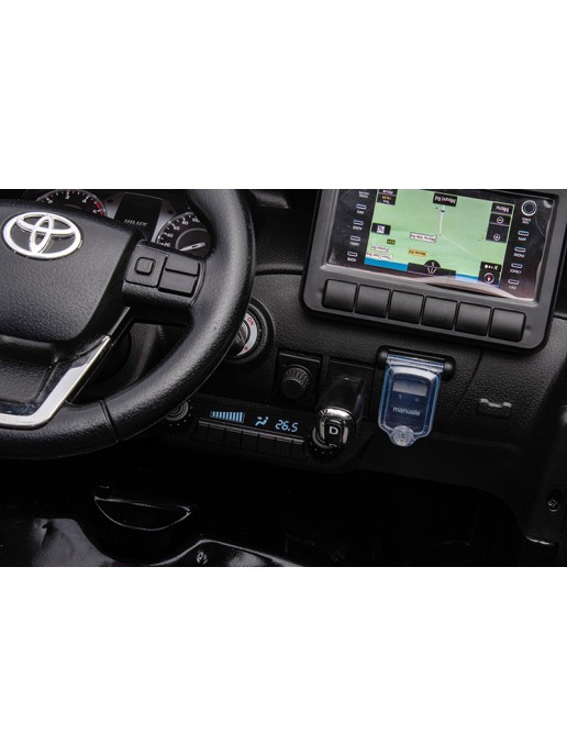 Электромобиль Toyota Hilux Police 4WD 12V - DK-HL860P-WHITE