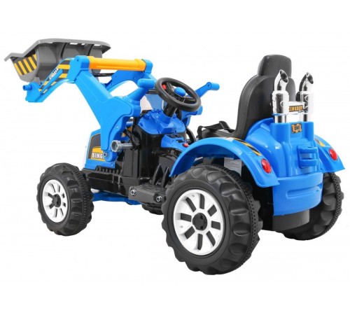 Детский электромобиль трактор на аккумуляторе 12V / синий - JS328A-BLUE Детский электромобиль трактор на аккумуляторе 12V / синий - JS328A-BLUE