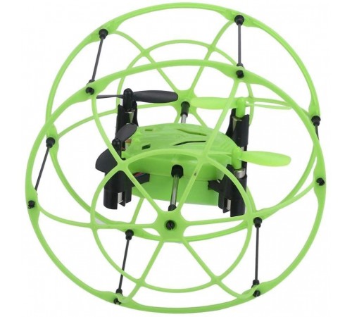 Радиоуправляемый квадрокоптер с защитной сеткой Green SkyWalker - HM1336-GREEN Радиоуправляемый квадрокоптер с защитной сеткой Green SkyWalker - HM1336-GREEN
