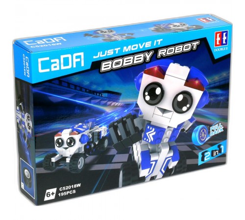 Конструктор CaDA Робот BOBBY, 195 деталей - C52018W Конструктор CaDA Робот BOBBY, 195 деталей - C52018W