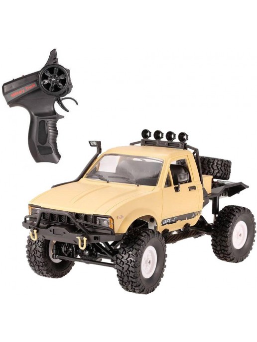 Радиоуправляемая машина WPL пикап Hilux (желтый) 4WD 2.4G 1:16 RTR - WPLC-14-YELLOW