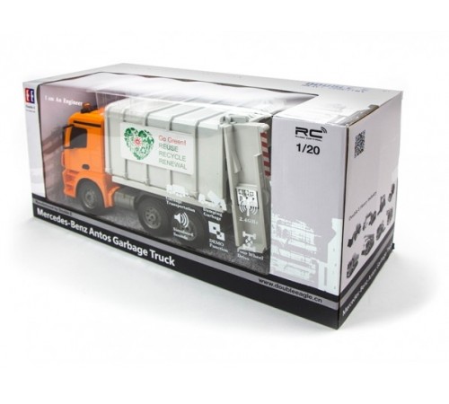 Радиоуправляемый мусоровоз Double E Mercedes-Benz Antos 1:20 2.4G - E560-003