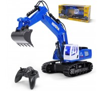 Радиоуправляемый экскаватор HUI NA TOYS масштаб 1:18 2.4G - HN1558-BLUE