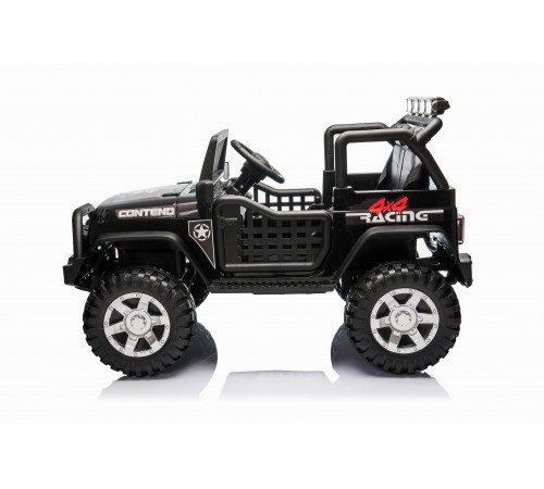 Детский электромобиль джип XMX с полным приводом (черный, EVA, 12V) - XMX618-4WD-BLACK