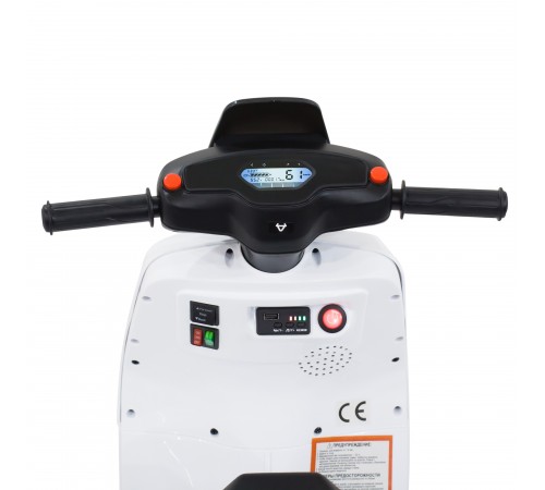 Детский электромотоцикл скутер с пультом управления NIU MQi+ Sport 12V - AHL012-WHITE Детский электромотоцикл скутер с пультом управления NIU MQi+ Sport 12V - AHL012-WHITE