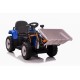 Детский электромобиль XMX трактор с ковшом (синий, EVA, пульт, 12V) - XMX611U-BLUE