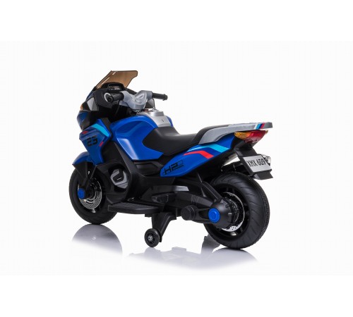 Детский электромотоцикл XMX (синий, EVA, с ручкой газа, 12V) - XMX609-BLUE Детский электромотоцикл XMX (синий, EVA, с ручкой газа, 12V) - XMX609-BLUE