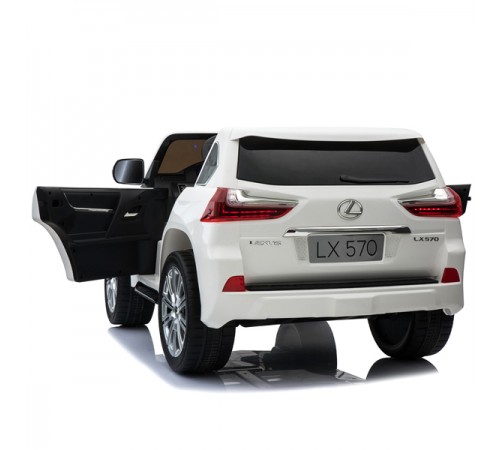 Детский электромобиль Lexus LX570 4WD MP4 - DK-LX570-WHITE-MP4