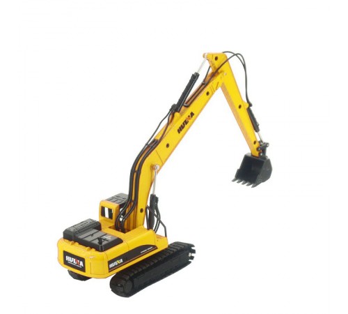 Металлический гусеничный экскаватор HuiNa Toys 1:50 - HN1722-YELLOW Металлический гусеничный экскаватор HuiNa Toys 1:50 - HN1722-YELLOW