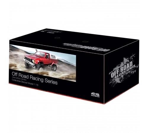 Радиоуправляемая машина WPL пикап Hilux (красная) 4WD 2.4G 1:16 RTR - WPLC-24R-RED