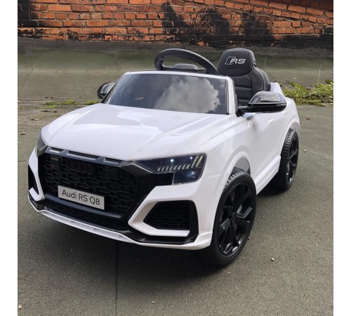 Детский электромобиль Audi RS Q8 12V 2WD - HL518-LUX-WHITE Детский электромобиль Audi RS Q8 12V 2WD - HL518-LUX-WHITE