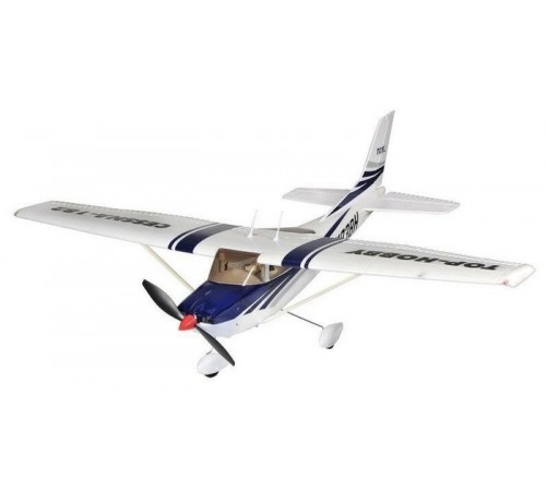 Радиоуправляемый самолет Top RC Cessna 182 400 class синий 965мм RTF 2.4G - TOP004C Радиоуправляемый самолет Top RC Cessna 182 400 class синий 965мм RTF 2.4G - TOP004C