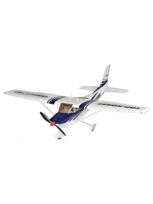 Радиоуправляемый самолет Top RC Cessna 182 400 class синий 965мм RTF 2.4G - TOP004C